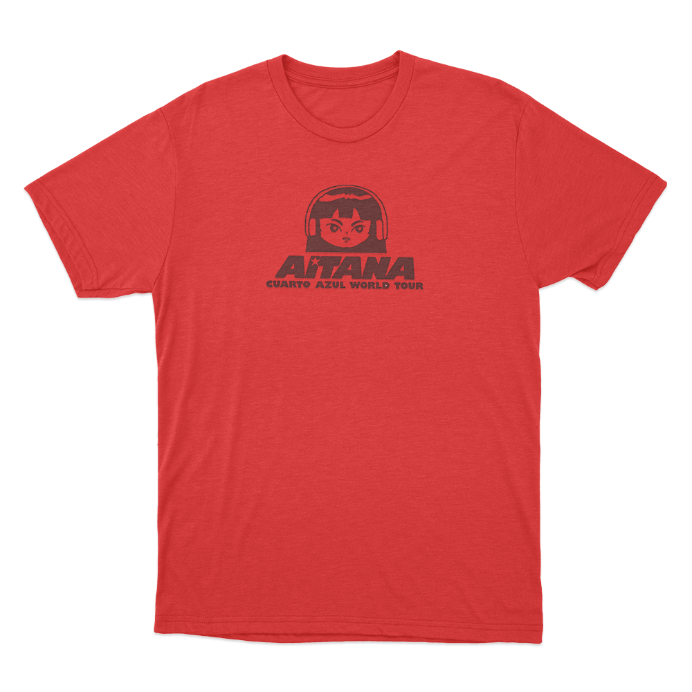 Cuarto Azul World Tour Unisex T Shirt Red Cuarto Azul World Tour Unisex T Shirt Red