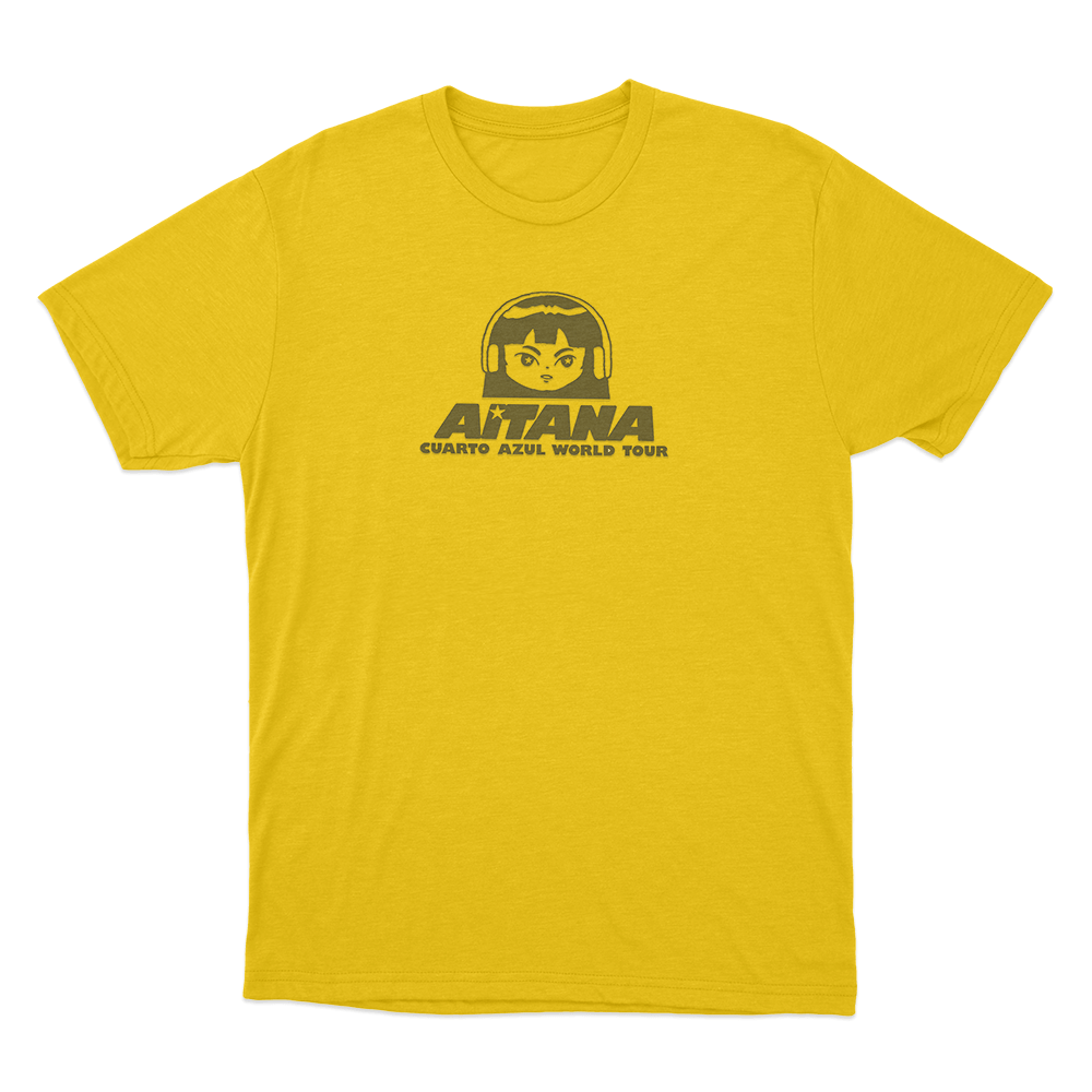 Cuarto Azul World Tour Unisex T Shirt Yellow Cuarto Azul World Tour Unisex T Shirt Yellow